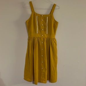 Modcloth yellow summer dress